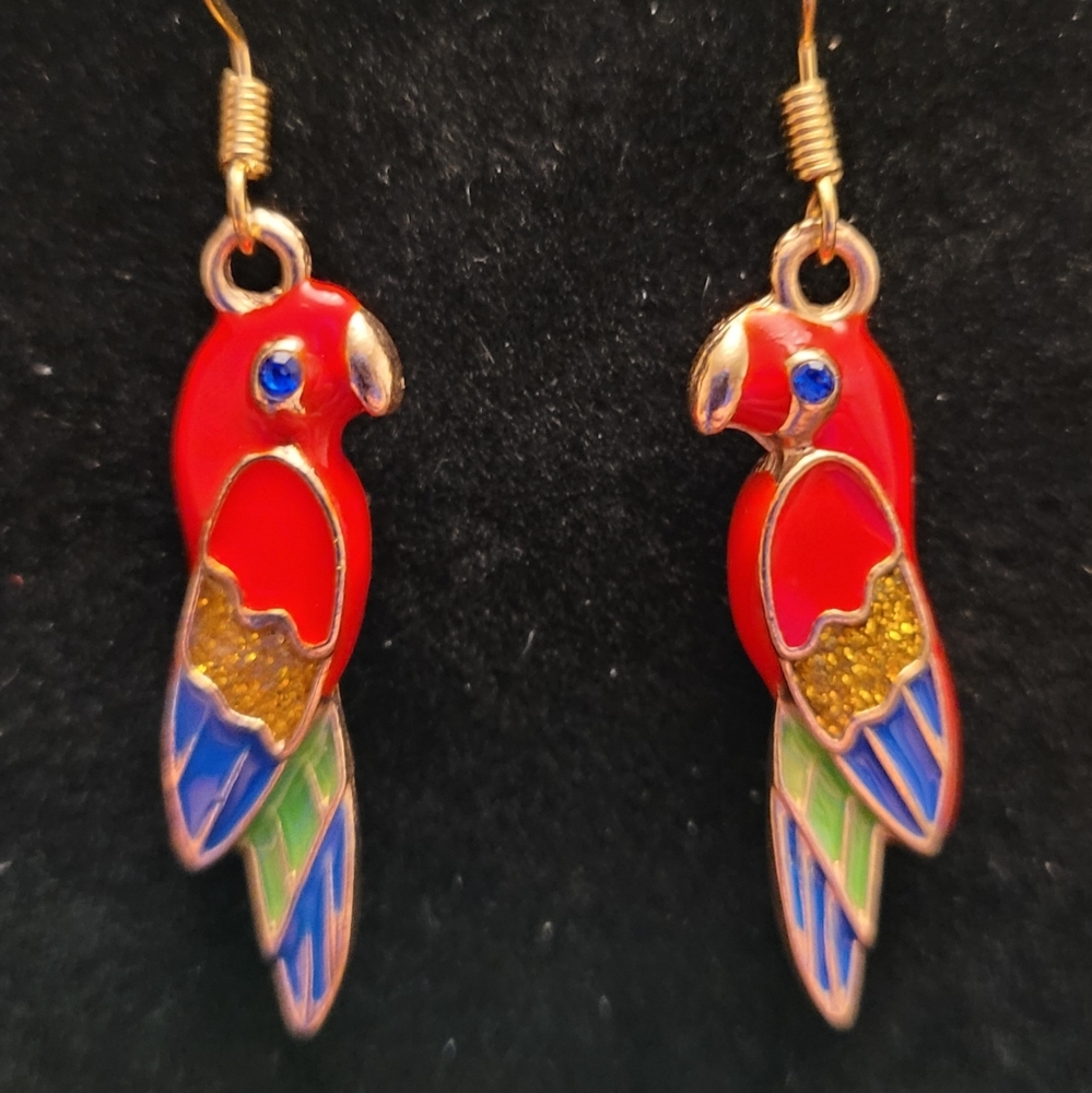 Macaw Parrot Earrings